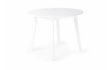 Kép 4/12 - Anita kör asztal 100 cm átmérővel fehér színben