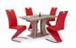 Kép 7/9 - Bella asztal piros Lord székekkel