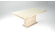 Kép 12/21 - Flóra Plusz asztal beige - sonoma tölgy 160 cm széles