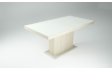 Kép 16/21 - Flóra Plusz asztal fehér - ferrara tölgy 160 cm széles