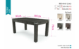 Kép 2/11 - Tony asztal | 200cm(+50cm) x 100cm