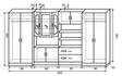 Kép 2/2 - Retro szekrénysor 320 cm