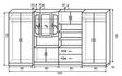 Kép 2/3 - Retro szekrénysor 320 cm