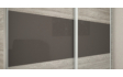 Kép 10/11 - Bond tolóajtós gardrób magasfényű betéttel | 120 cm