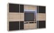 Kép 1/6 - Lux TV-s gardrób 318 cm széles