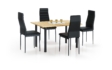 Kép 1/7 - Adonis 2 étkezőasztal K70 székekkel | 4 személyes étkezőgarnitúra