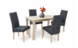 Kép 1/22 - Berta Lux szék - sonoma - sötét szürke-  Berta 120 asztallal