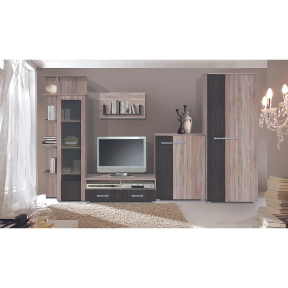 Maxim-Plus 300 cm, sonoma - sávos wenge