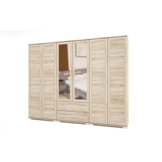 Bern keterléces gardrób - 270 cm sonoma tölgy színben