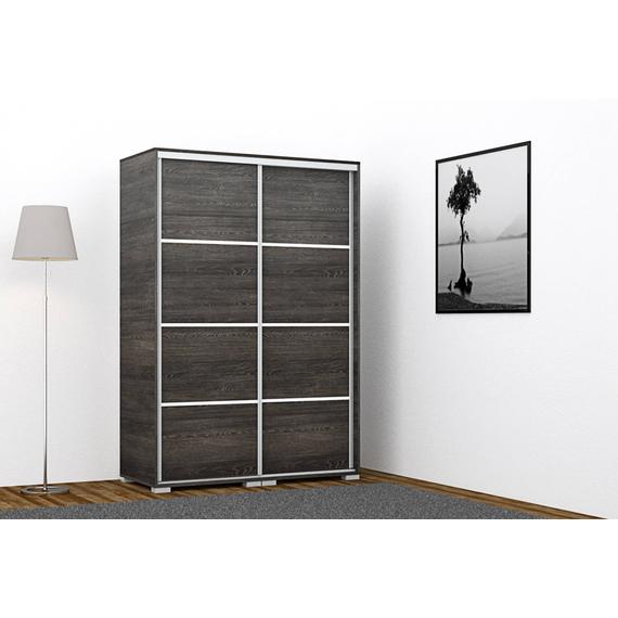 Borneo tolóajtós gardrób 120 cm széles canterbury színben