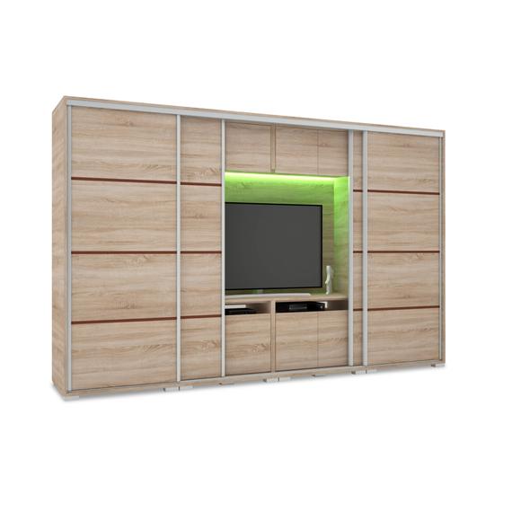 BorneoTV-s gardrób 318 cm széles