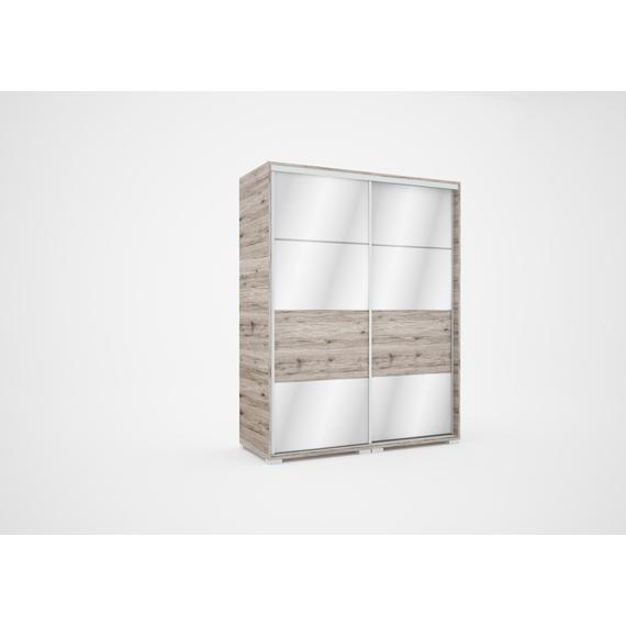 Mirror tolóajtós gardrób 160 cm széles