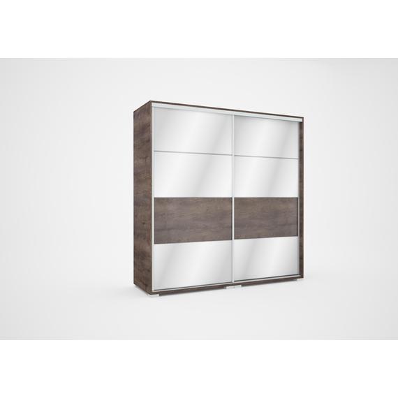 Mirror tolóajtós gardrób 200 cm széles