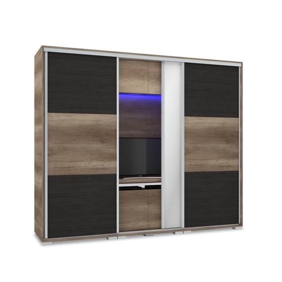 Lux TV-s gardrób 239 cm széles