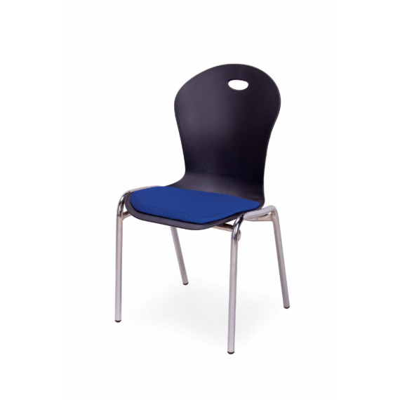 T3 konferencia szék fekete-kék színben