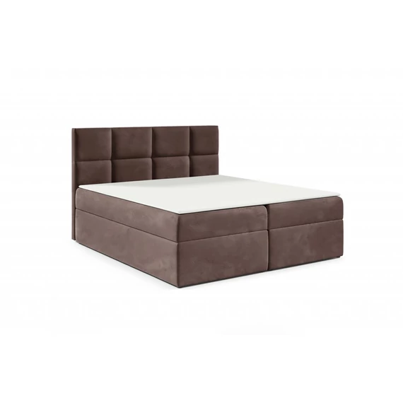 Typ57 boxspring ágy 4 - Sötétbarna (Trinity 8)