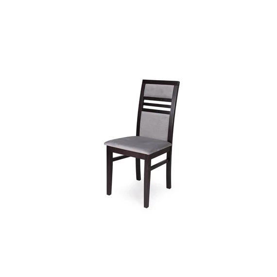 Mira Étkezőszék wenge-szürke kárpit