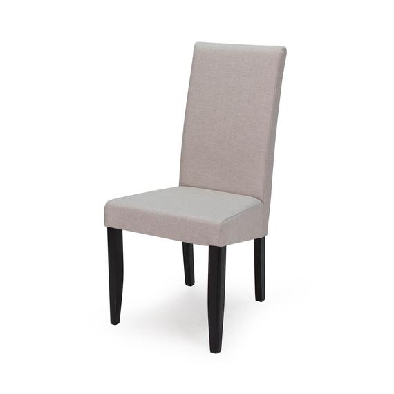 Berta Lux szék - beige -wenge színben