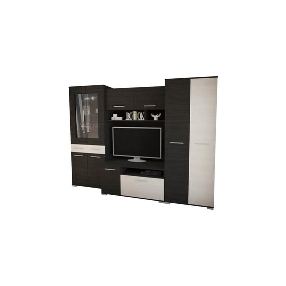 Golden szekrénysor nero-bianco színben 280cm-es kivitel.