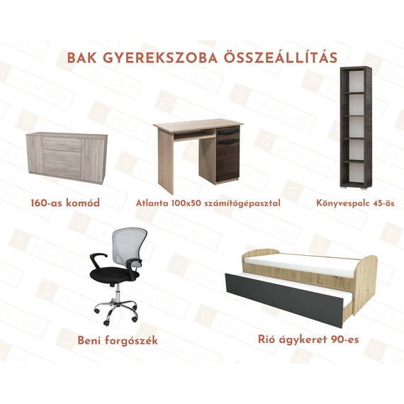 BAK gyerekszoba összeállítás