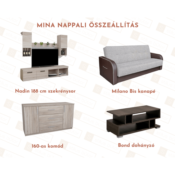 MINA nappali összeállítás