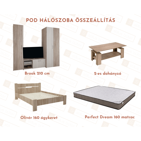 POD hálószoba összeállítás