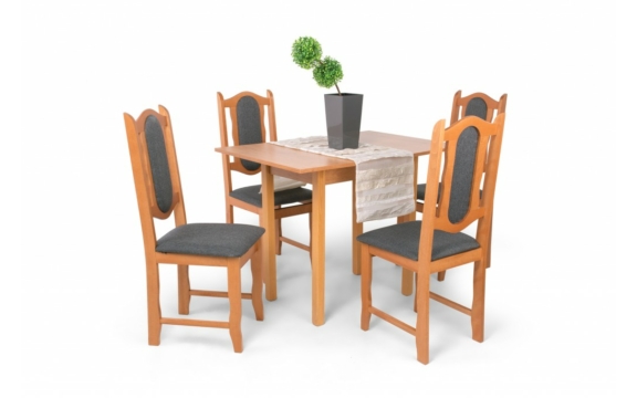 Fiona asztal Lina székekkel | 4 személyes étkezőgarnitúra