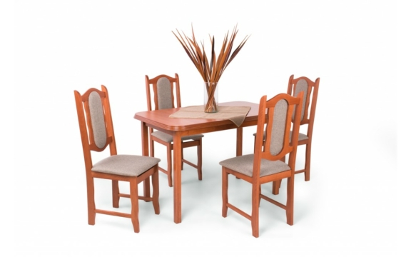 Piano asztal Lina székekkel | 4 személyes étkezőgarnitúra
