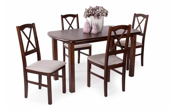 Dante asztal Nilo székekkel | 4 személyes étkezőgarnitúra