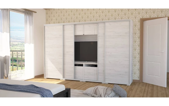 Bond TV-s gardrób 318 cm széles
