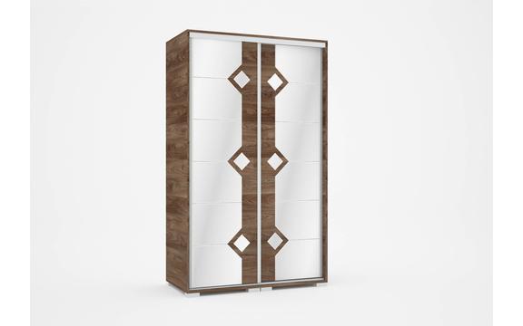 Diamond tolóajtós gardrób120 cm széles