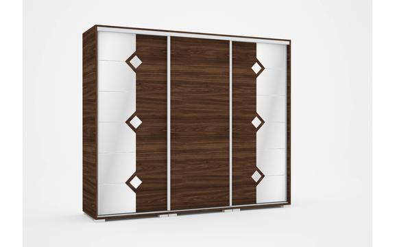 Diamond tolóajtós gardrób 239 cm széles