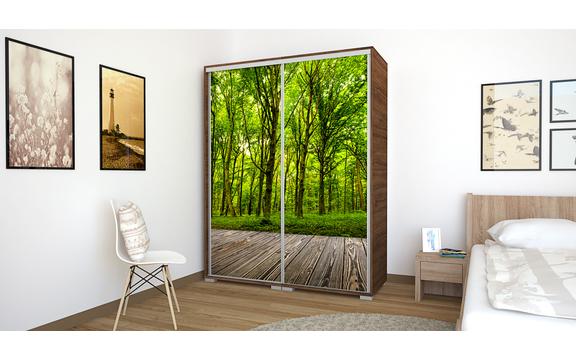 Italy style tolóajtós gardrób 160 cm széles