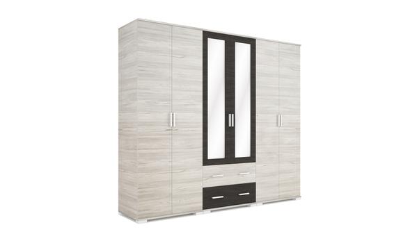 Nápoly gardrób 240 cm széles katthult -nero