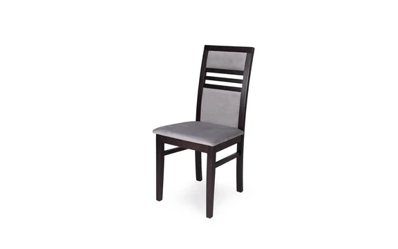 Mira Étkezőszék wenge-szürke kárpit