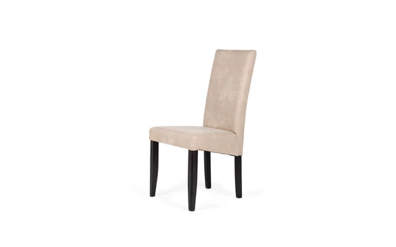 berta elegant szék beige-wengeszínben