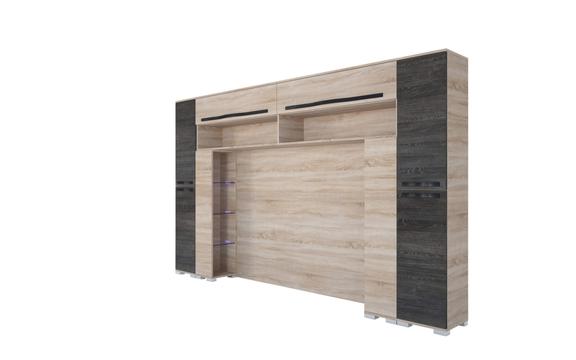 Nest 340 cm-es hálószóba garnitúra sonoma-canterbury