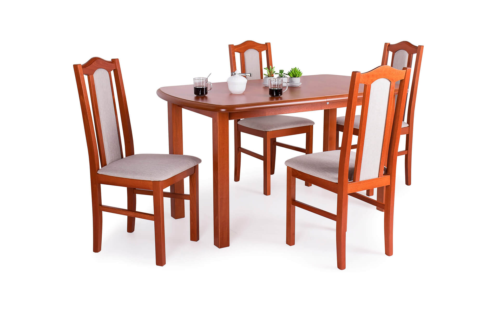 Dante asztal London székekkel | 4 személyes étkezőgarnitúra