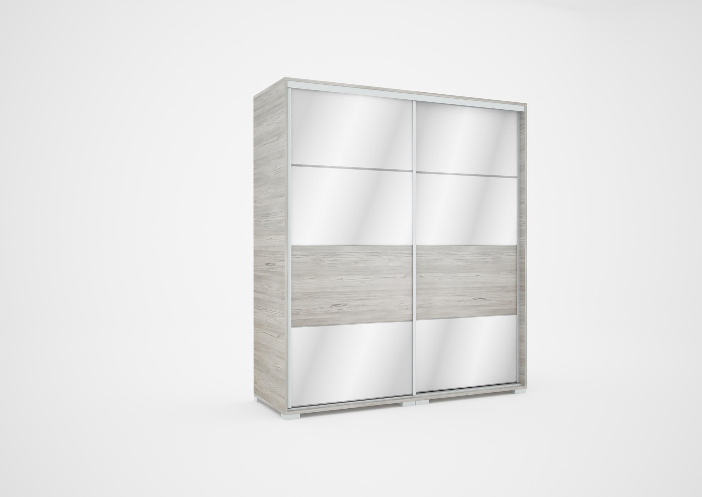 Mirror tolóajtós gardrób | 180 cm