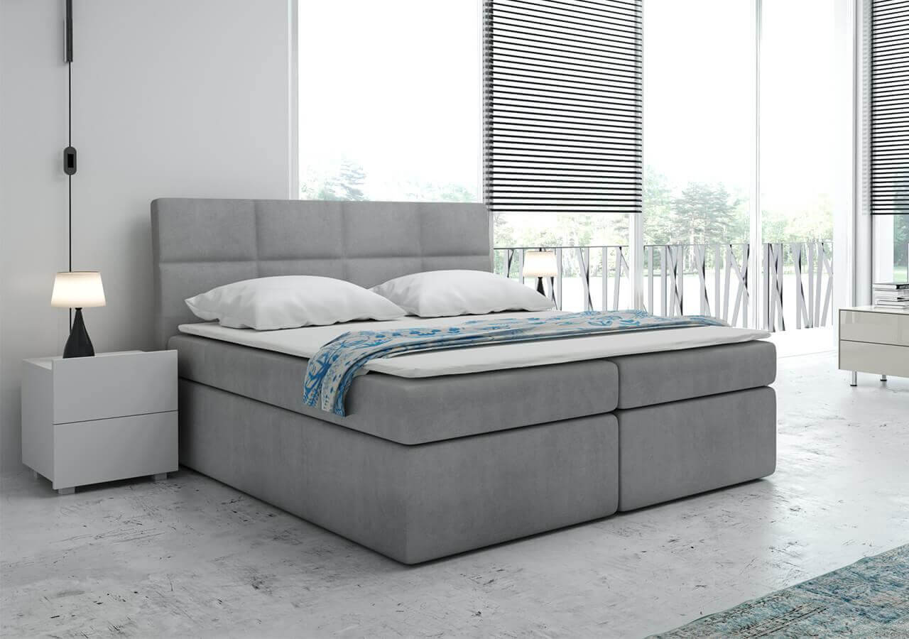 TYP57  boxspring ágy - fedőmatraccal | 140x200 cm