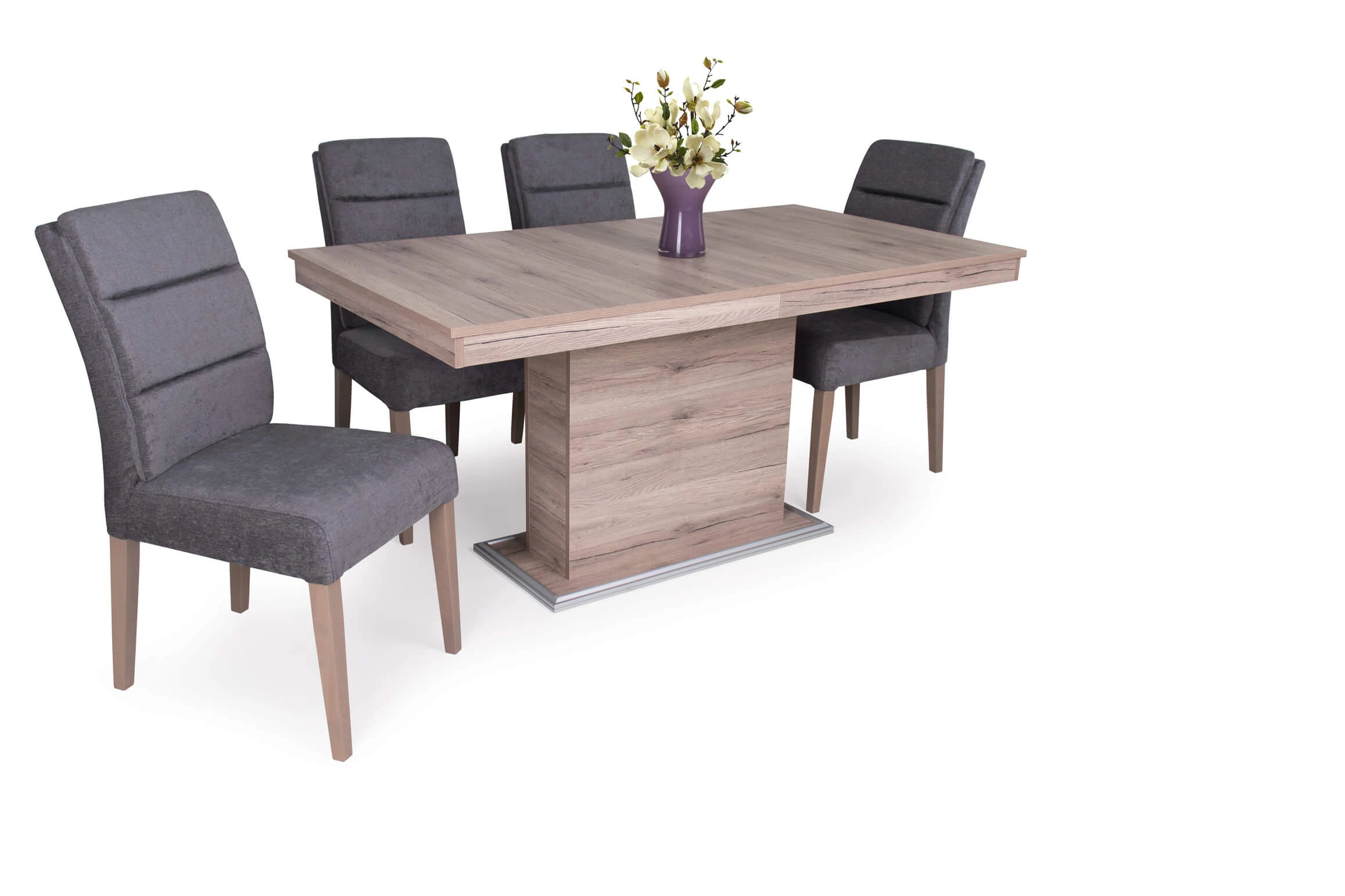 Flóra asztal Inez székekkel | 4 személyes étkezőgarnitúra