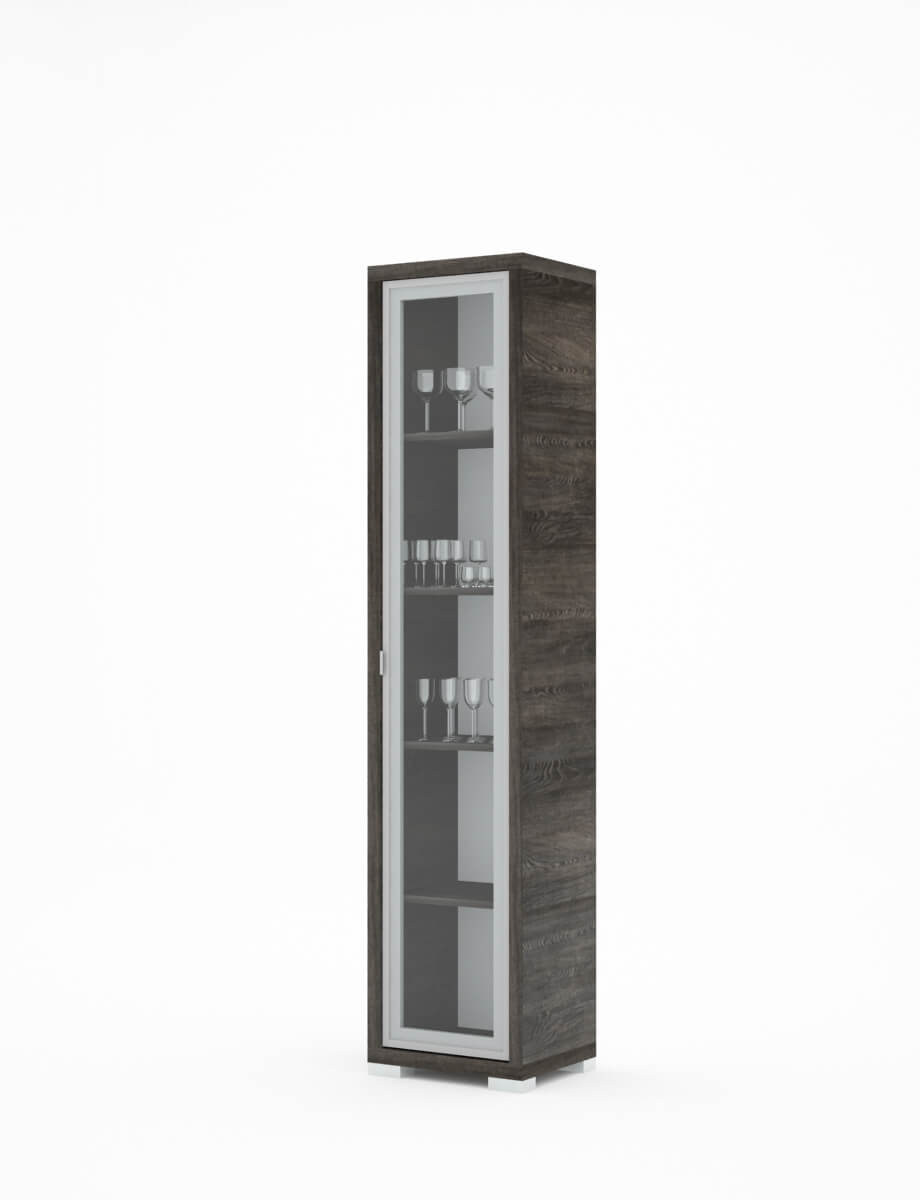Vitrines polcos elem | 45 cm